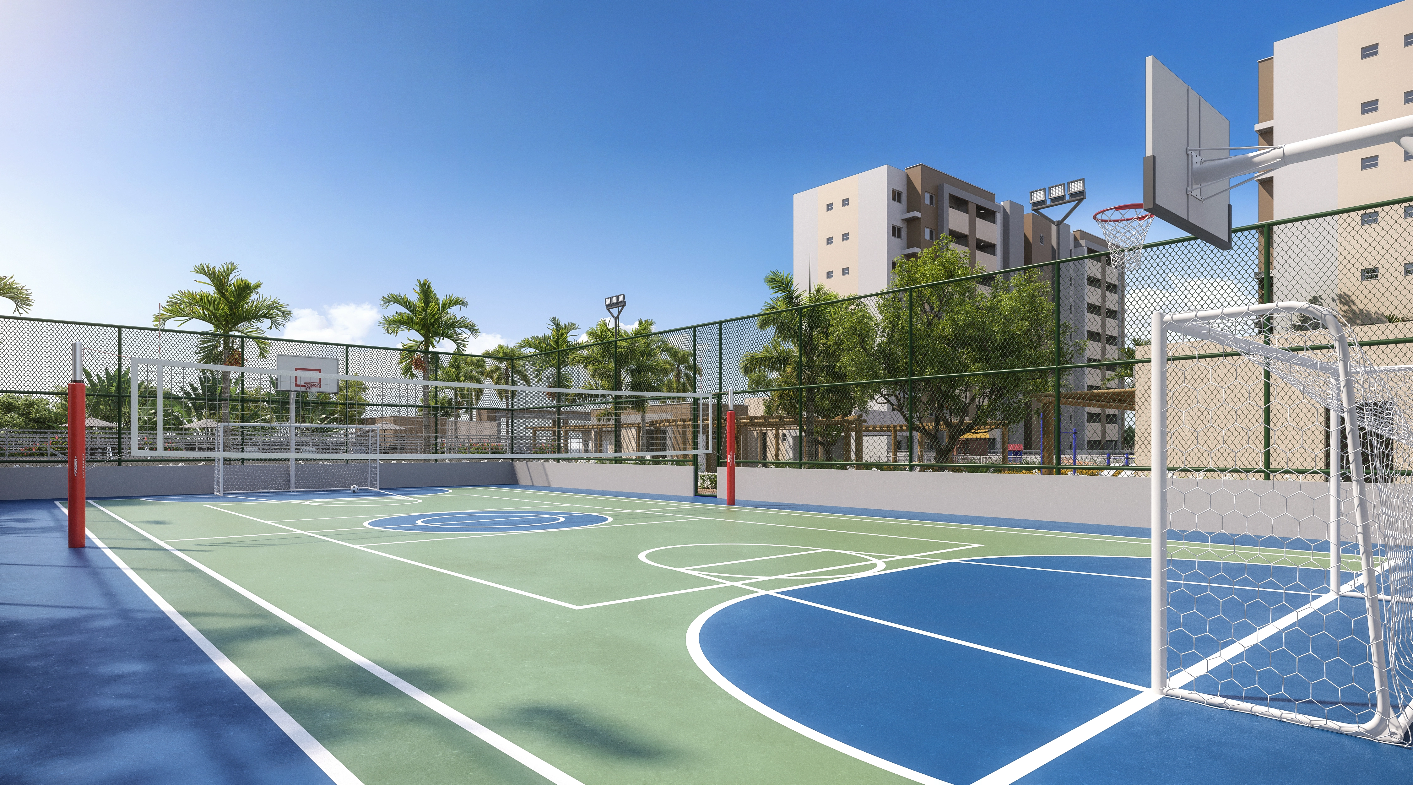Quadra esportiva